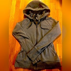 Gray Athleta zip up sweatshirt